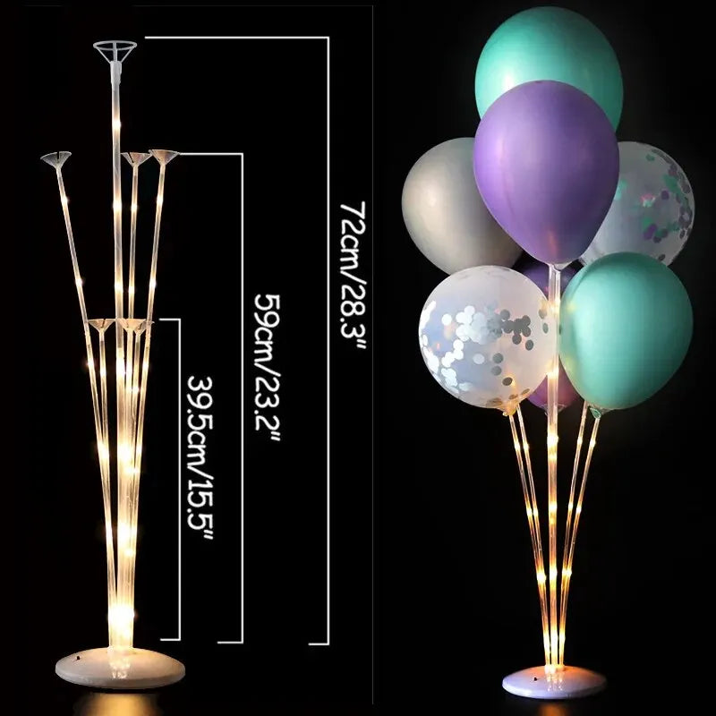 Balloons Stand Stick Tubes Wedding Birthday Party Decoration Balloon Support Kids Baby Shower Balons Accessories Supplies