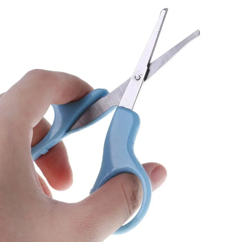 Baby Nails Cutter Grooming Nursing Care Newborn Kids Safety Stainless Steel Scissors Random Color Professional Tip