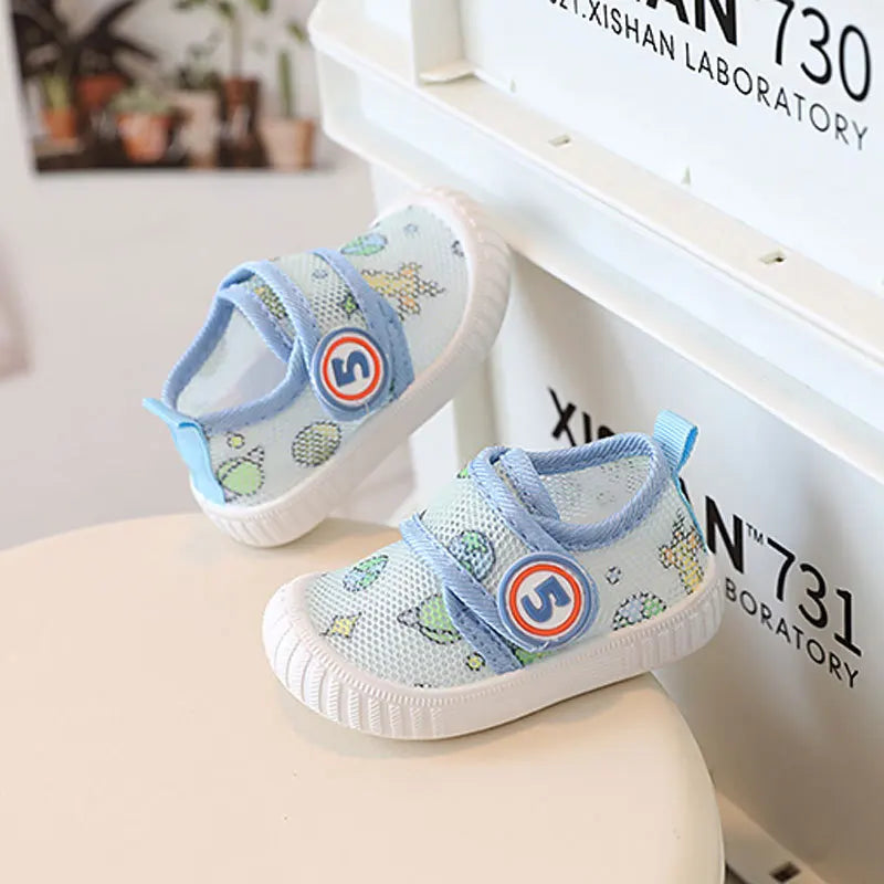 Sneakers Kids Baby Shoes Children's Mesh Walking Shoes 2023 New Male Baby Shoes Girls' Casual Shoes Kids Shoes Breathable Shoes